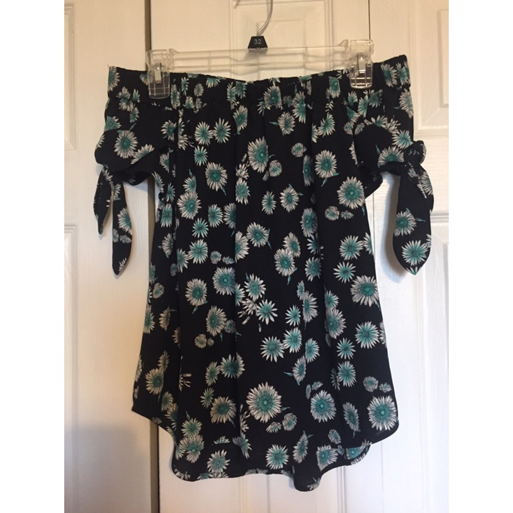Floral off the shoulder